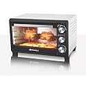 Pringle Oven Toaster Griller (OTG) - 28 litres, Black - with Rotisserie,Auto-Shut Off, Heat-Resistant Tempered Glass, Multi-Stage Heat Selection (28Liters)