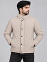 Prink Men Checkered Quilted Jacket