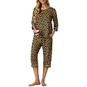 PrinStory Womens Pajama Sets Capri Pjs Soft