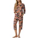 PrinStory Womens Pajama Sets Capri Pjs Soft