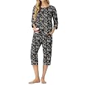 PrinStory Womens Pajama Sets Capri Pjs Soft