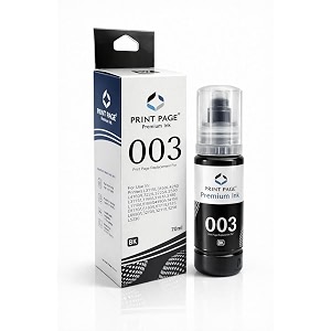 003 premium refill ink compatible for printers l3110 l3150 l4260 l4160 l3152 l3115 l3100 l3101 l3116 l3151 l3156 l1110 l5190 l4150 l14150 l6170 l6160 black 70ml - 1 pcs