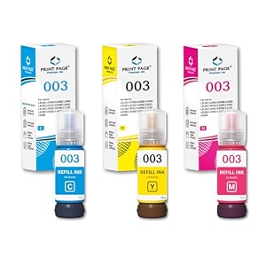 003 premium refill ink compatible for printers l3110 l3150 l4260 l4160 l3152 l3115 l3100 l3101 l3116 l3151 l3156 l1110 l5190 l4150 l14150 l6170 l6160 003 cym - tri color