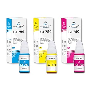 gi 790 premium refill ink compatible for printers g1000 g1010 g1100 g2000 g2010 g2100 g3000 g3010 g3100 g4010 cym - 70ml each