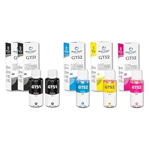 gt51gt52 premium refill ink compatible for ink tank 115 310 315 319 410 415 416 419 455 500 615 gt 5810 5811 5820 gt51gt52 - cym  2 black black - 90ml cym - 70ml each