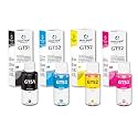 GT51/GT52 Premium Refill Ink Compatible for Ink Tank 115, 310, 315, 319, 410, 415, 416, 419, 455, 500, 515, 530, 615, GT 5810, 5811, 5820 (4 Color Combo) (Black - 90ml, C/Y/M - 70ml Each)