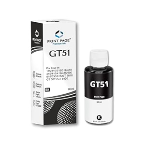 gt51 premium refill ink compatible for ink tank printers 319 410 415 416 419 455 500 515 516 520 530 589 615 720 750 790 670 gt 5810 gt 5811 gt 5820 black 90ml - 1 pcs