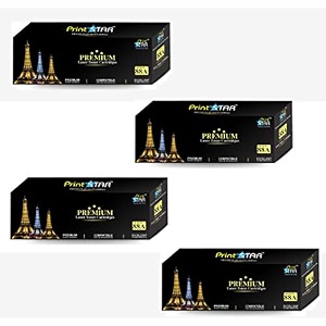 print star 88a single colour black laser toner cartridge replacement of hp cc388a compatible with hp laserjet p1106 p1108 1136 1213 1216 9107 1008 pack of 4