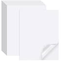 Printable Sticker Paper for Inkjet Printer, 150 Sheets 8.5" x11'' Matte Sticker Printer Paper Full Sheet Labels for Laser/Inkjet Printers, Letter Size