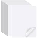 Printable Sticker Paper for Inkjet Printer, 300 Sheets 8.5" x11'' Matte Sticker Printer Paper Full Sheet Labels for Laser/Inkjet Printers, Letter Size
