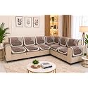 Printed 7 Seater L-Shape Sofa Cover with