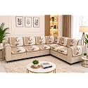 Printed 7 Seater L-Shape Sofa Cover with