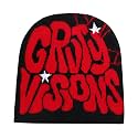 Printed Beanie Hat Beanies Y2K Winter Hats