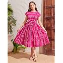 Printed Casual Above the Knee Dresses for