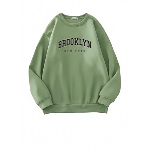 Printed Graphic Sweatshirt Long Sleeves ROUNND Neck