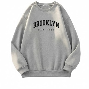 Printed Graphic Sweatshirt Long Sleeves ROUNND Neck