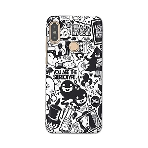 Printed Hard Back Cover Case for Mi