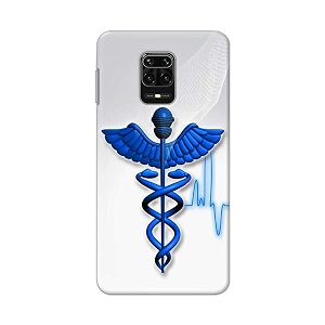 printed hard back cover case for mi redmi note 10 lite back cover medical doctor -1803
