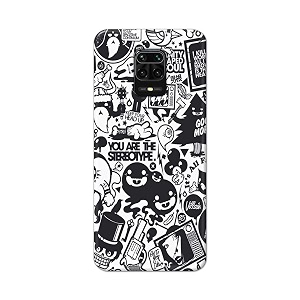 Printed Hard Back Cover Case for Mi