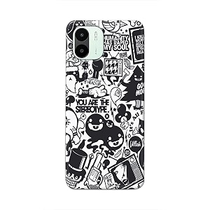 Printed Hard Back Cover Case for Mi