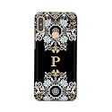 Printed Hard Back Cover Case for Mi Redmi Note 5 Pro Back Cover (Alphabet P) -1803