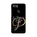 Printed Hard Back Cover Case for Mi 8 Lite | Mi 8 Youth | Mi 8X Back Cover (Alphabet P) -1803