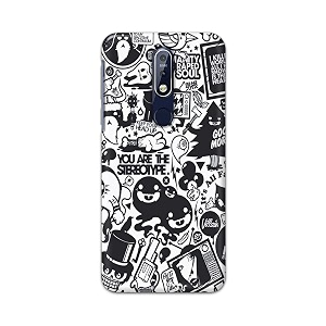 Printed Hard Back Cover Case for Nokia