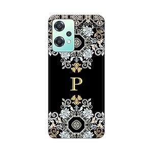 printed hard back cover case for oneplus nord ce 2 lite 5g back cover alphabet p -1803