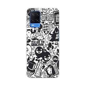 Printed Hard Back Cover Case for Oppo