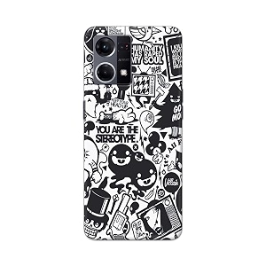 Printed Hard Back Cover Case for Oppo