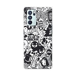Printed Hard Back Cover Case for Oppo