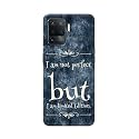 Printed Hard Back Cover Case for Oppo F19 Pro Back Cover (I Am Not Perfect I Am Limited Edition) -1803