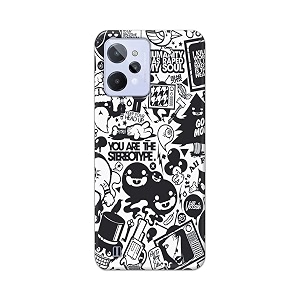 Printed Hard Back Cover Case for Realme