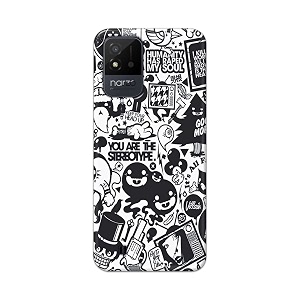 Printed Hard Back Cover Case for Realme