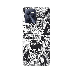 Printed Hard Back Cover Case for Realme