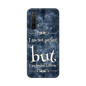 printed hard back cover case for realme x3  x3 superzoom  realme x50 5g back cover i am not perfect i am limited edition -1803