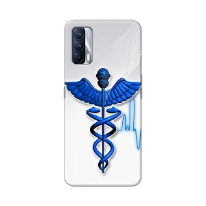 printed hard back cover case for realme x7 back cover medical doctor -1803