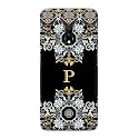 Printed Hard Back Cover Case for Realme X | Oppo K3 Back Cover (Alphabet P) -1803