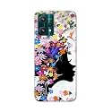 Printed Hard Back Cover Case for Realme 9 Pro 5G Back Cover (Floral Hairstyle Girl) -1803