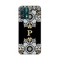 Printed Hard Back Cover Case for Realme 9 Pro 5G Back Cover (Alphabet P) -1803