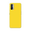 Printed Hard Back Cover Case for Realme X7 Back Cover (Plain Yellow) -1803
