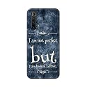 Printed Hard Back Cover Case for Realme X3 | X3 SuperZoom | Realme X50 5G Back Cover (I Am Not Perfect I Am Limited Edition) -1803