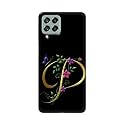 Printed Hard Back Cover Case for Samsung Galaxy M53 5G Back Cover (Alphabet P) -1803