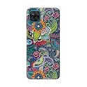 Printed Hard Back Cover Case for Samsung Galaxy A12 Back Cover (Miraculous Patterns) -1803