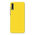 Printed Hard Back Cover Case for Samsung Galaxy A70 | Samsung Galaxy A70s Back Cover (Plain Yellow) -1803