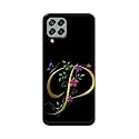 Printed Hard Back Cover Case for Samsung Galaxy M33 5G Back Cover (Alphabet P) -1803