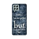 Printed Hard Back Cover Case for Samsung Galaxy M53 5G Back Cover (I Am Not Perfect I Am Limited Edition) -1803