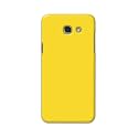 Printed Hard Back Cover Case for Samsung Galaxy A7 2017 Back Cover (Plain Yellow) -1803