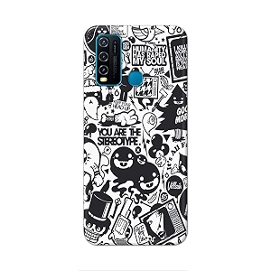 Printed Hard Back Cover Case for Vivo