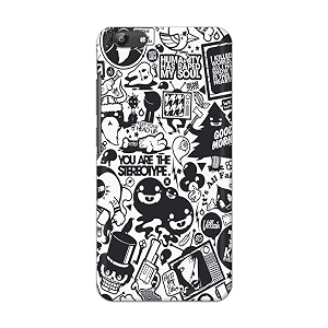 Printed Hard Back Cover Case for Vivo